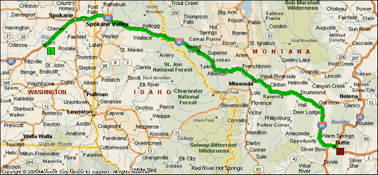 Day 1 Seattle to Sprague WA