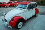 Perfectly restored Red and White 2CV Dolly