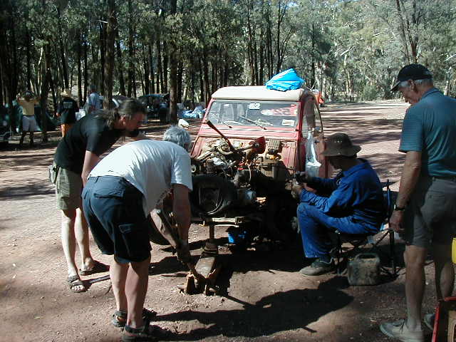 Picture 2 Steve from England and Axel from Seattle doing major surgery