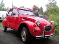 Evan's New Old Stock 2CV in Sacramento, CA