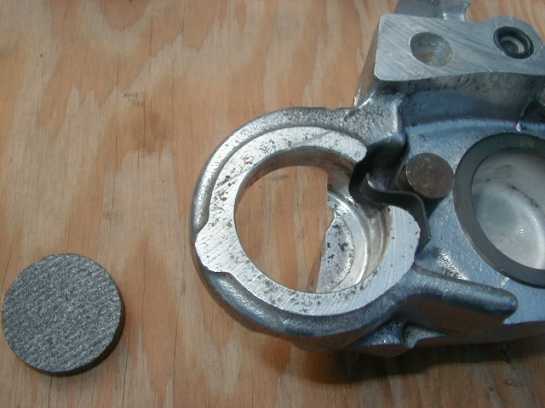 Note the little spring