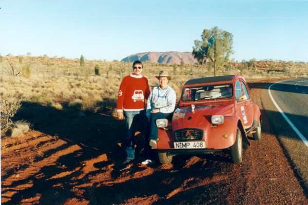 We in front of Ayers Rock